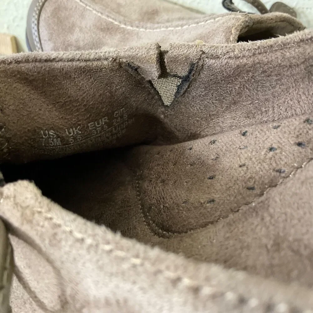 Natural Soul by Naturalizer Comfort Mules Size 7.5 M Women’s Brown Suede Slip On - Picture 9 of 11